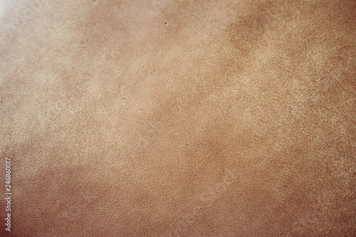 Bild auf Leinwand Elegant light brown leatherette background with vignetting.