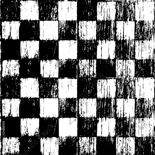 seamless grunge chessboard background