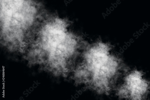 White dust explosion template texture background