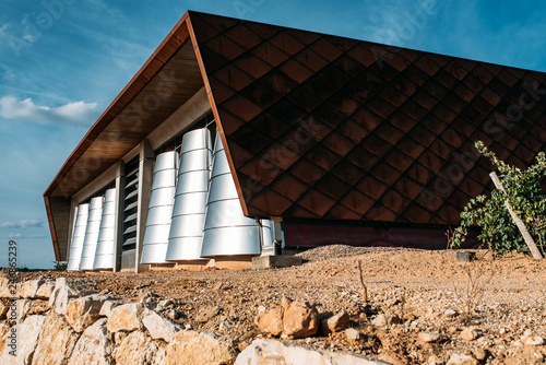 Amazing winery architecture photo