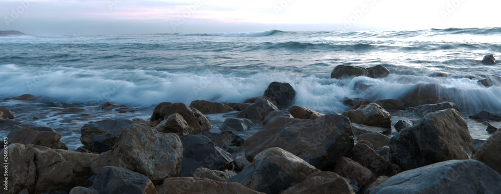Ventura, California Harbor and beach at sunset and dusk Ventura, California Harbor and beach at sunset and dusk