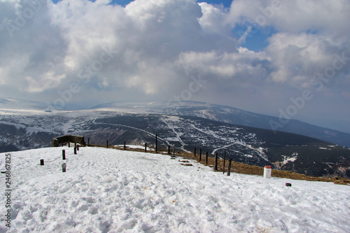 Snezka - biggest mountain in the Czech Republic