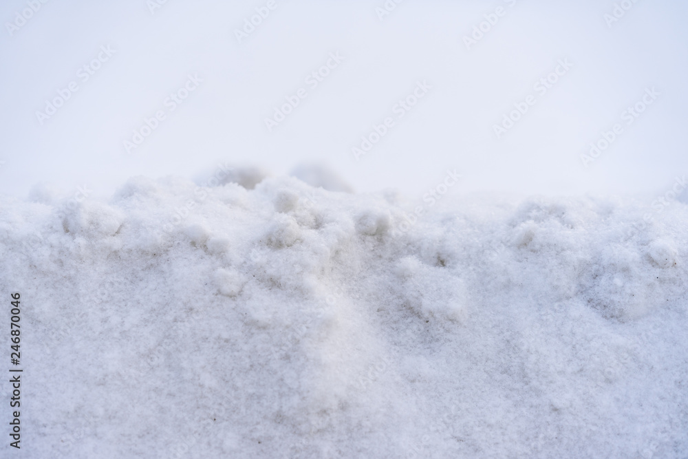 Snowdrift, real winter snow texture