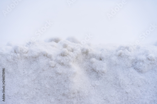Snowdrift, real winter snow texture