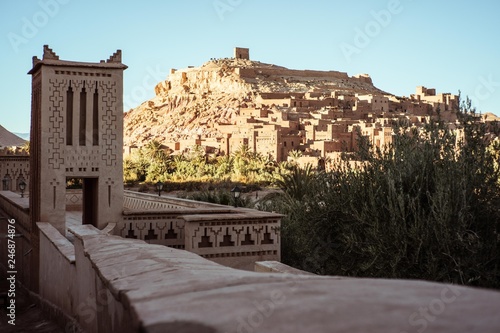 Ait Ben Haddou Kasbah in central part of Morocco.