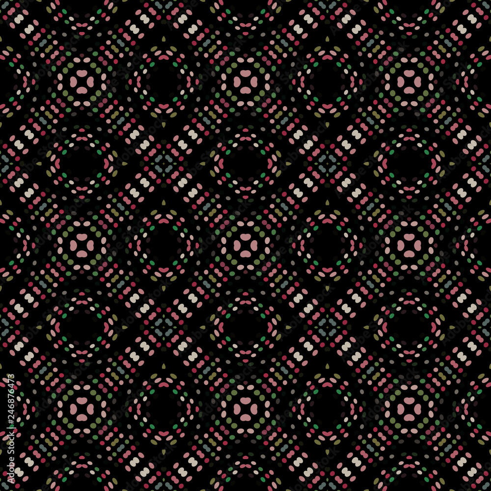 Seamless background pattern with a variety of multicolored lines. Seamless background pattern with a variety of multicolored lines.