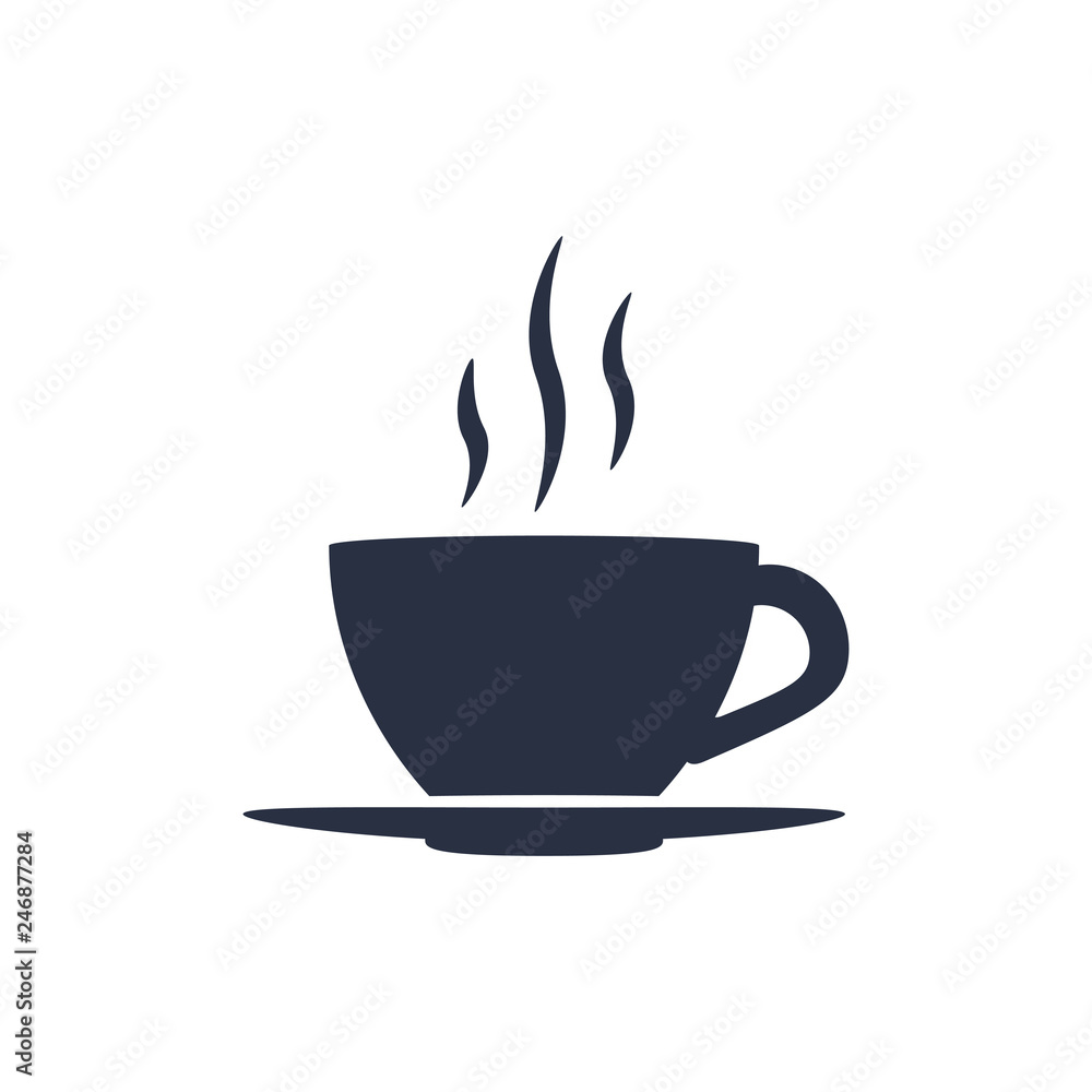Cup of coffee. Coffee cup icon. Coffee icon isolated on white background. Coffee, barista cafe logo. Hot tea Cup of coffee. Coffee cup icon. Coffee icon isolated on white background. Coffee, barista cafe logo. Hot tea