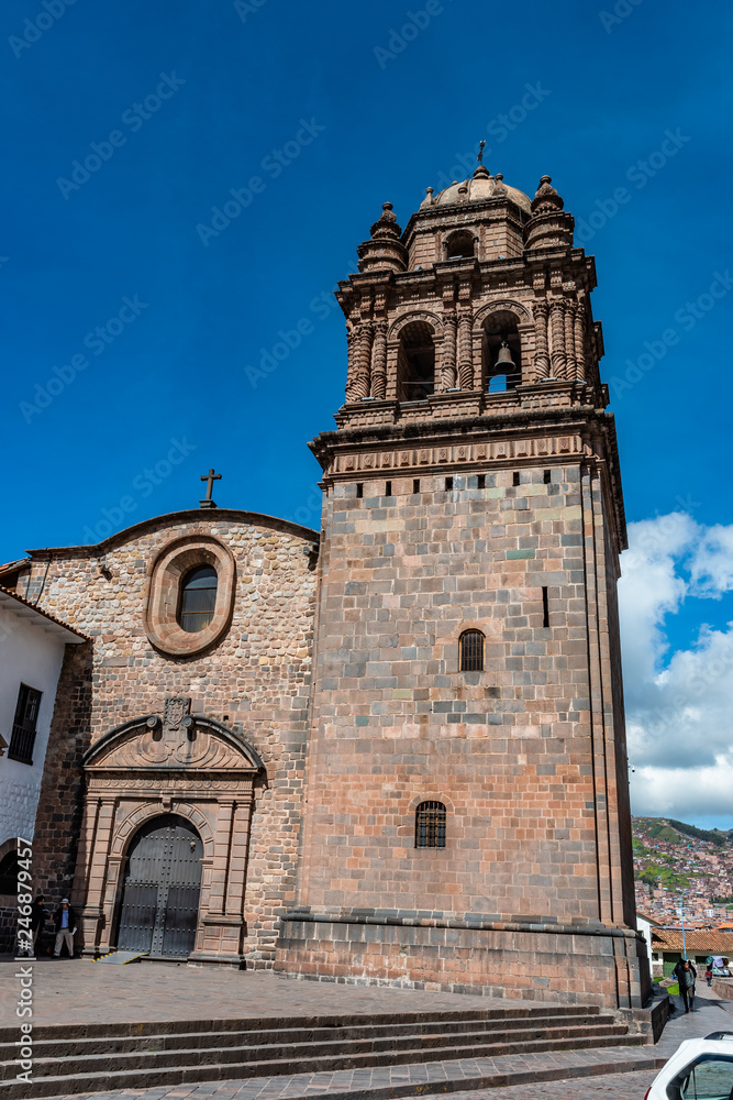 Eingangportal der Kirche Santo Domingo in Cusco Peru