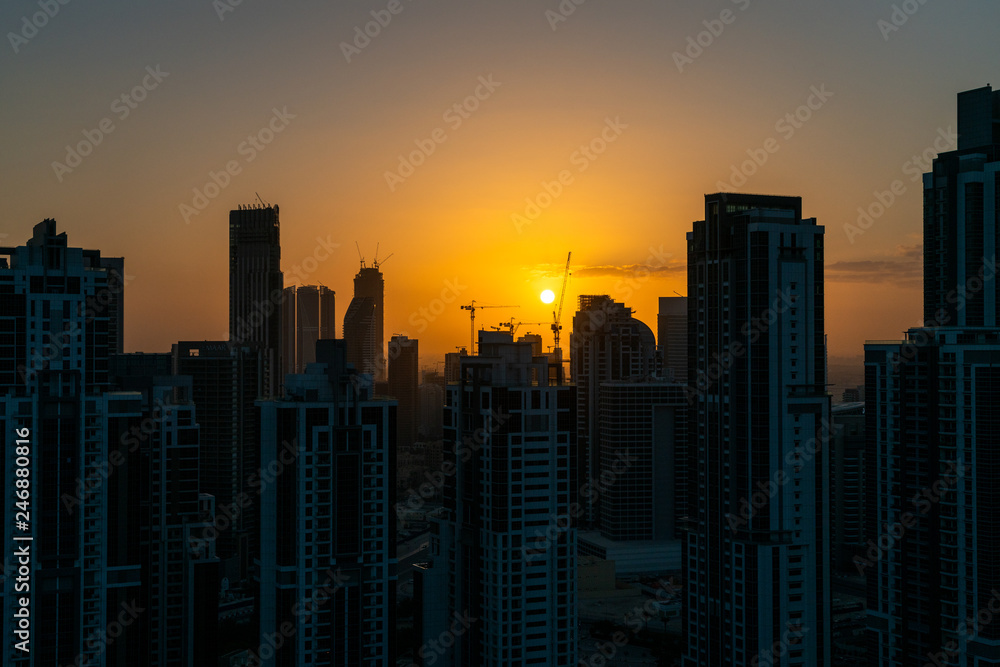 Dubai city view, United arabic emirates