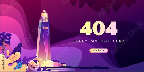 banner 404 error lighthouse