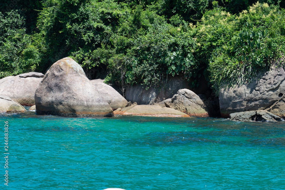 Fototapeta premium Rock on the Sea