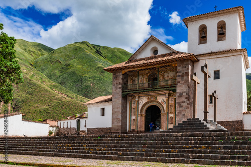 Iglesia de Andahuaylillas in Peru photo