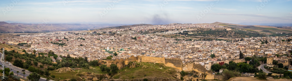 View over the old city (medina) from the 