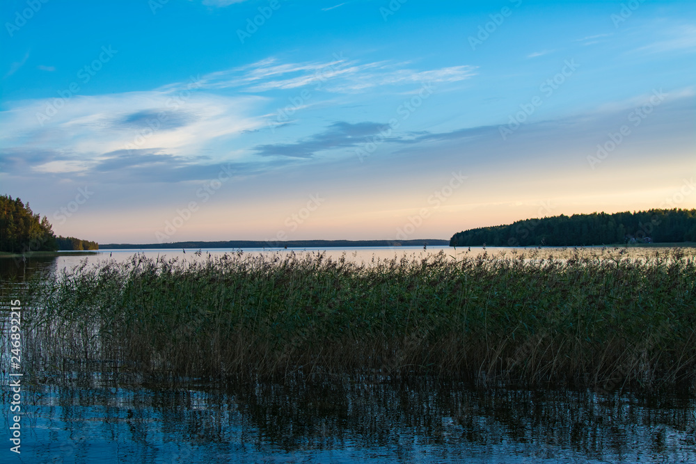 Evening at lake Evening at lake