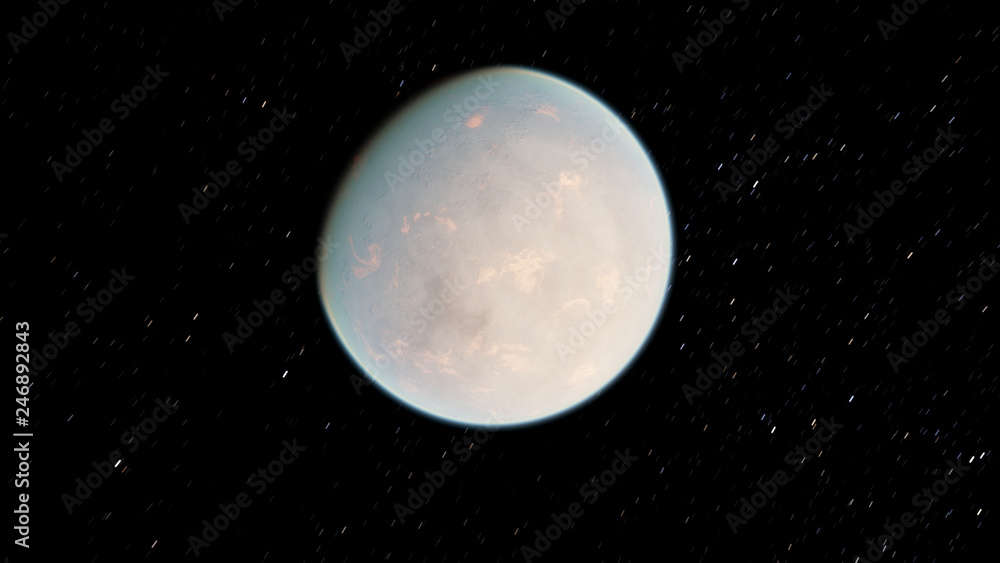 Exoplanet 3D illustration (Elements of this image furnished by NASA) Exoplanet 3D illustration (Elements of this image furnished by NASA)