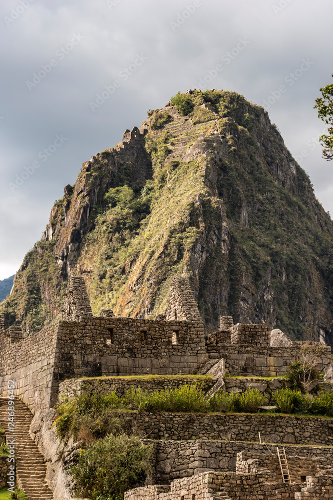 Huayna Picchu from Machu Picchu Huayna Picchu from Machu Picchu