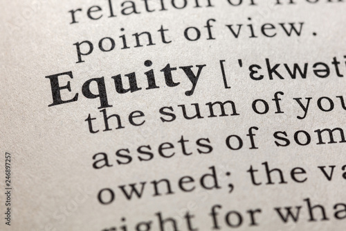 definition of equity photo