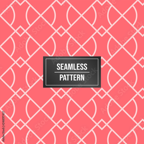 Geometric pattern background. Abstract pattern pink background
