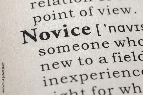 Fotografi definition of novice
