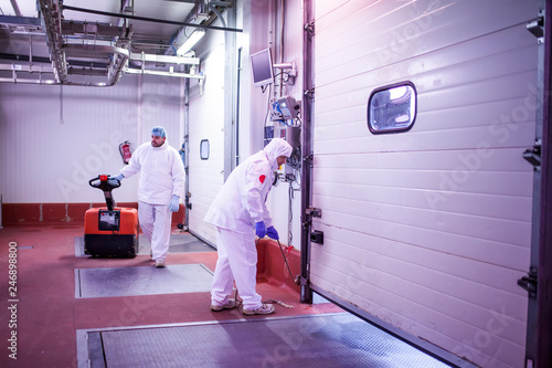 The meat cutting room photo