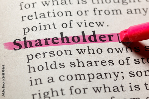 definition of shareholder photo