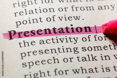 definition of presentation