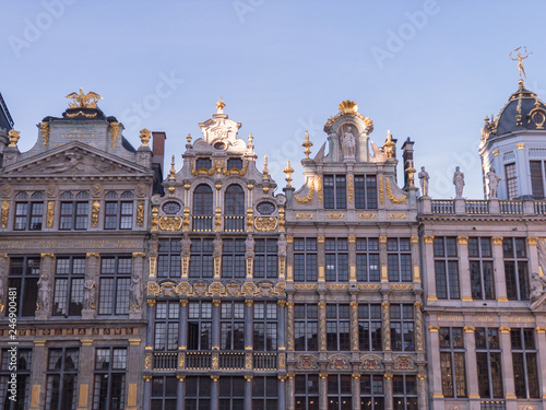 Brussels facades Grand Place