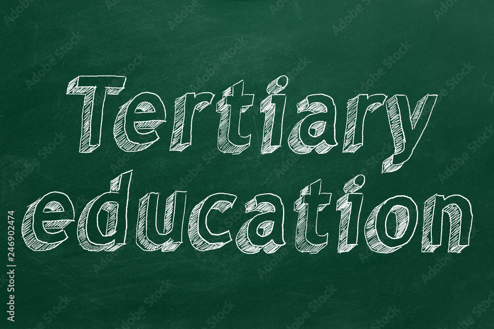 Obraz premium Tertiary education