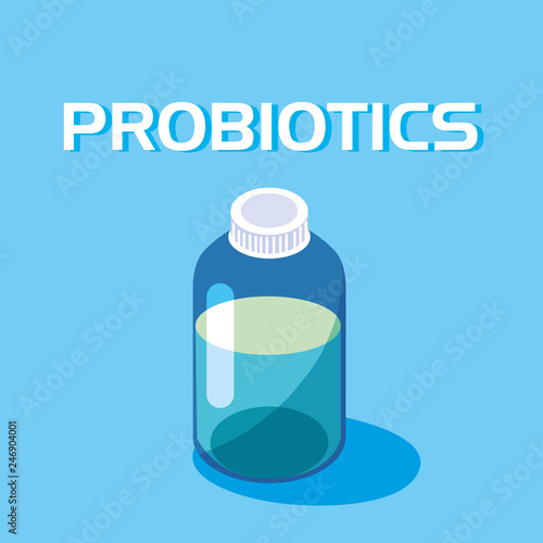bottle medicines probiotics icon