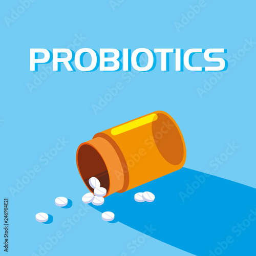 bottle medicines probiotics icon