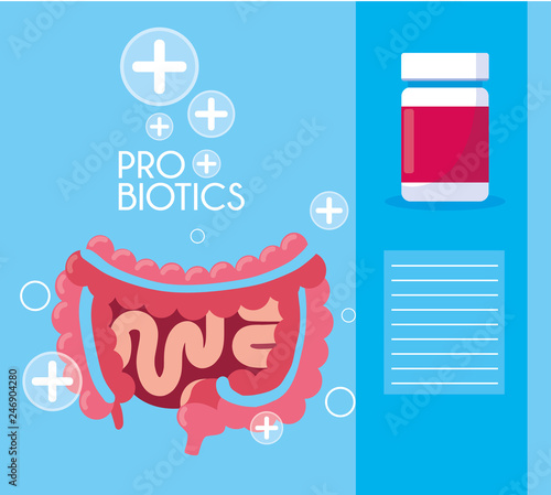digestive system with probiotics medicines