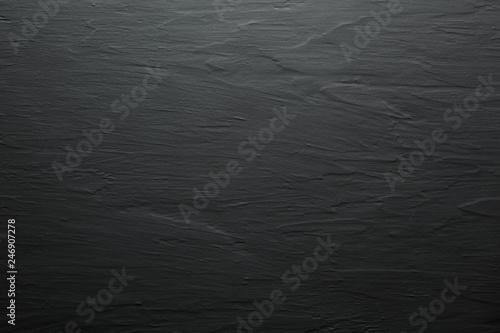 Dark black and grey slate like background or texture