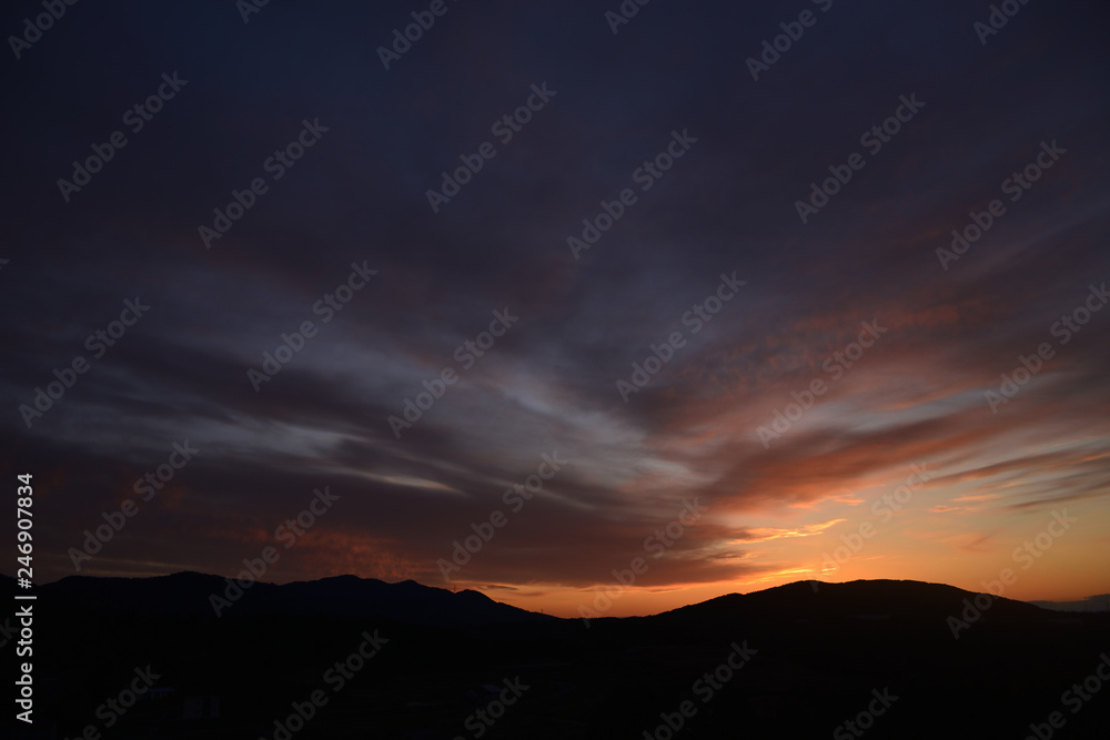 夕暮れ 夕暮れ