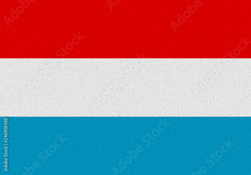 Obraz na płótnie luxembourg paper flag