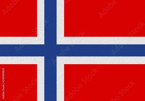 Norway paper flag