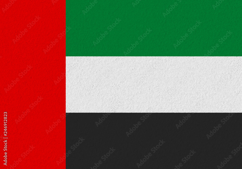 united arab paper flag