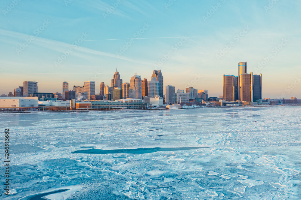 Detroit in Winter