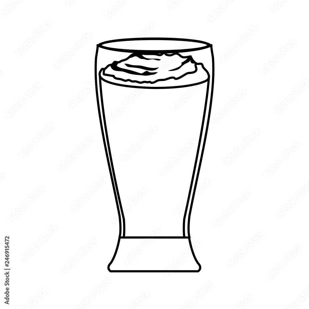 beer jar isolated icon