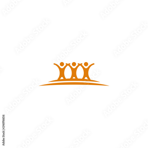 Community icon, people  symbol design vector
