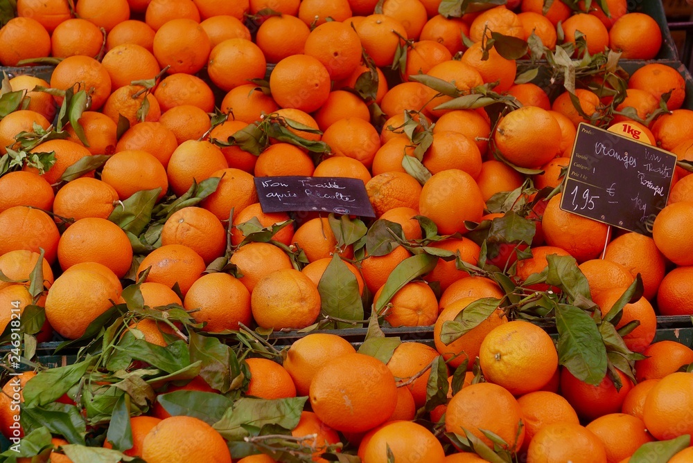 Oranges for sale in france market Oranges for sale in france market