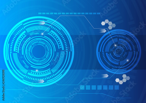abstract technology innovation template background