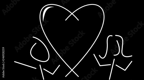 Valentinstag Karte