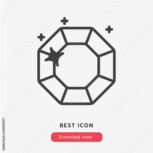 jewelry icon vector symbol