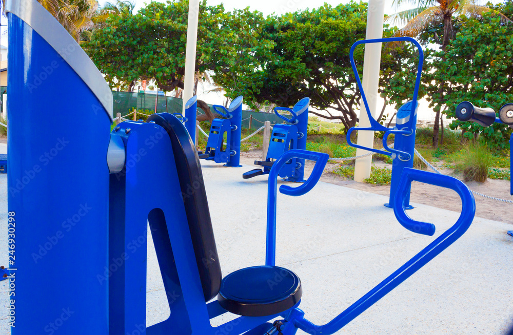 Public Beach Side Outdoor Gym Free To Use