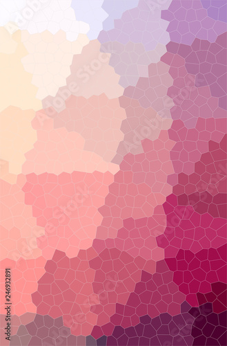 Abstract illustration of pink Small Hexagon background