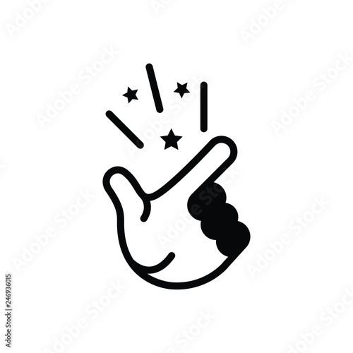 Black solid icon for easy simple 