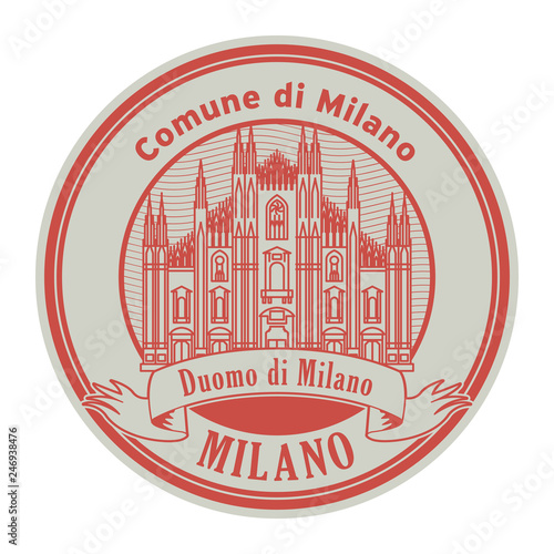 Milan Cathedral stamp