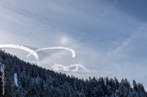 blue sky and clouds