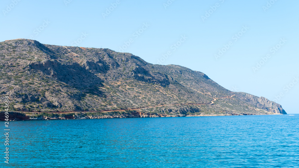 the island of Crete near Elounda