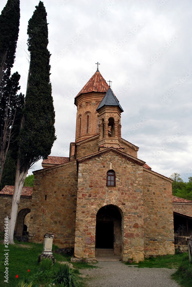The ancient Ikalto monastery in Kakheti, Georgia